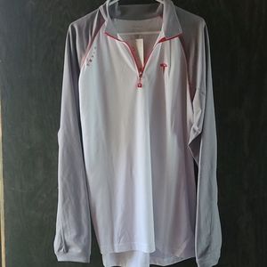 XL Tesla Long sleeve 3/4 zip up
